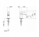 Dornbracht for Villeroy & Boch Imo Bateria bidetowa chrom 33600670-00