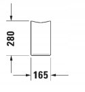 Duravit Starck 3 półpostument 086517