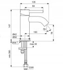 IDEAL STANDARD BATERIA UMYWALKOWA CERALINE BC268AA