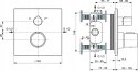 Ideal Standard Ceratherm Bateria wannowo-prysznicowa ścienna czarna