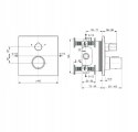 Ideal Standard Ceratherm C100 Zestaw Natryskowy Termostatyczny A7572AA