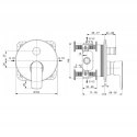 Ideal Standard Ceratherm T100 Zestaw Natryskowy Termostatyczny A7573AA