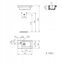 Ideal Standard Connect Space 45x25 cm Mała Umywalka