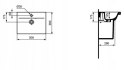 Ideal Standard Connect Space Umywalka podwieszana 50x38 cm E136301