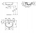 Ideal Standard Playa umywalka 55x47 J491701