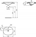 Ideal Standard umywalka Connect 55x43 cm owalna E503901