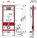 ZESTAW WC STELAŻ TECE MISKA IDEAL STANDARD 6w1 LOOP BIAŁY