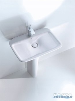 DURAVIT PURAVIDA Umywalka + półpostument 70x50 cm