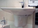 DURAVIT PURAVIDA Umywalka + półpostument 70x50 cm