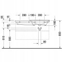 DURAVIT UMYWALKA P3 COMFORTS 105X50 233410