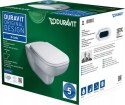 Duravit Rimless D-Code Zestaw WC 45700900A1