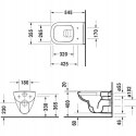 Duravit Rimless D-Code Zestaw WC 45700900A1