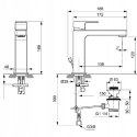 Ideal Standard Edge Bateria umywalkowa A7106AA