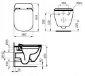 Stelaż podtynkowy Sanit Czarny + Ideal Standard WC