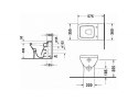 DURAVIT PURAVIDA Miska WC lejowa 36x57,5 cm 213209