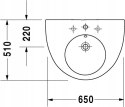 DURAVIT Starck 2 Umywalka 65x51 cm 04116500001