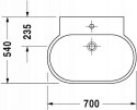 Duravit Foster umywalka 3-otworowa 041970