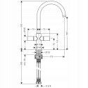 HANSGROHE AXOR Uno² bateria umywalkowa 38040000