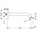 HANSGROHE deszczownica Croma Select S 180 + RAMIĘ