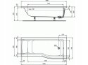 IDEAL STANDARD Connect Air wanna E113501 170x70