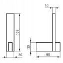 IDEAL STANDARD Uchwyt na zapasową rolkę A9201AA