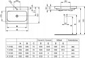 IDEAL STANDARD Umywalka nablatowa T016201 Bateria