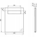 IDEAL STANDARD lustro z oświetleniem 50x65cm ŁÓDŹ